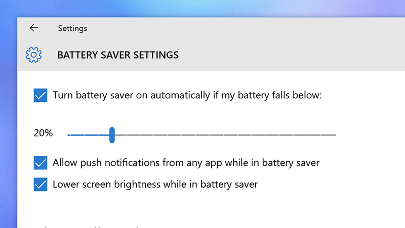 Illustration for article titled How to Maximize Battery Life on Windows 10